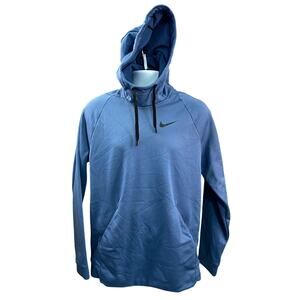 Vintage Nike Men’s Club Fleece Hoodie Size Medium Blue EUC